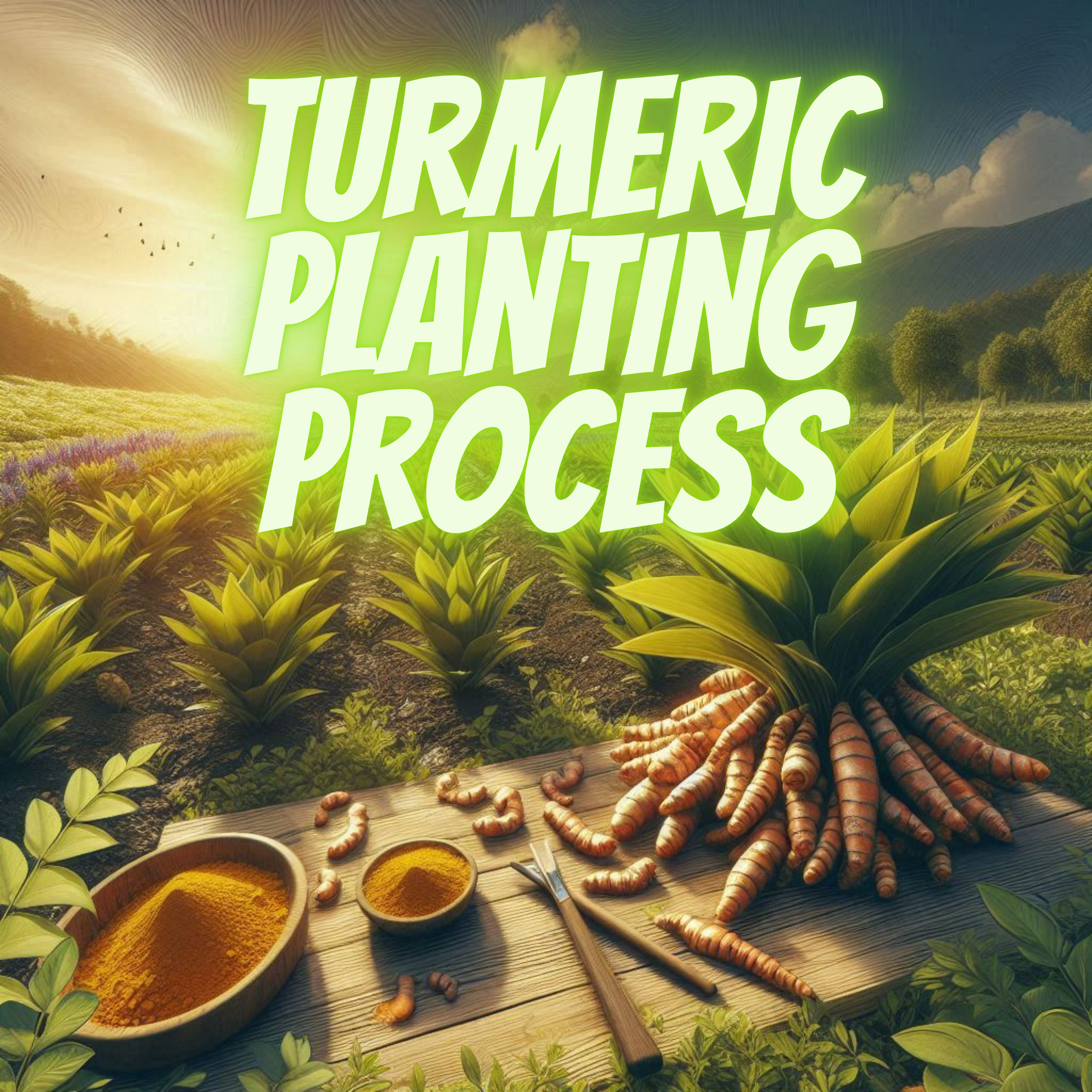 Turmeric Planting Process Until Post-Harvest 